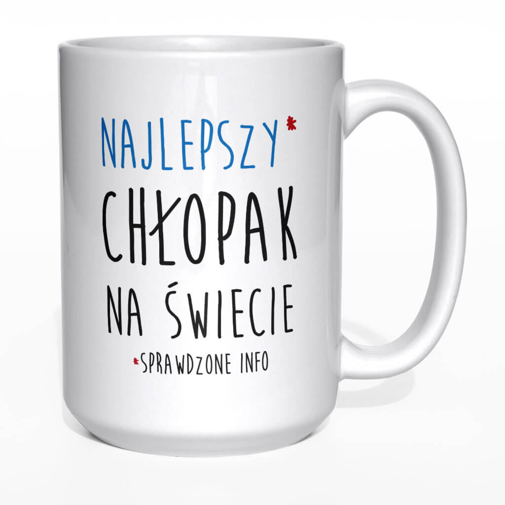 Najlepszy chłopak na świecie kubek - zdjęcie 2