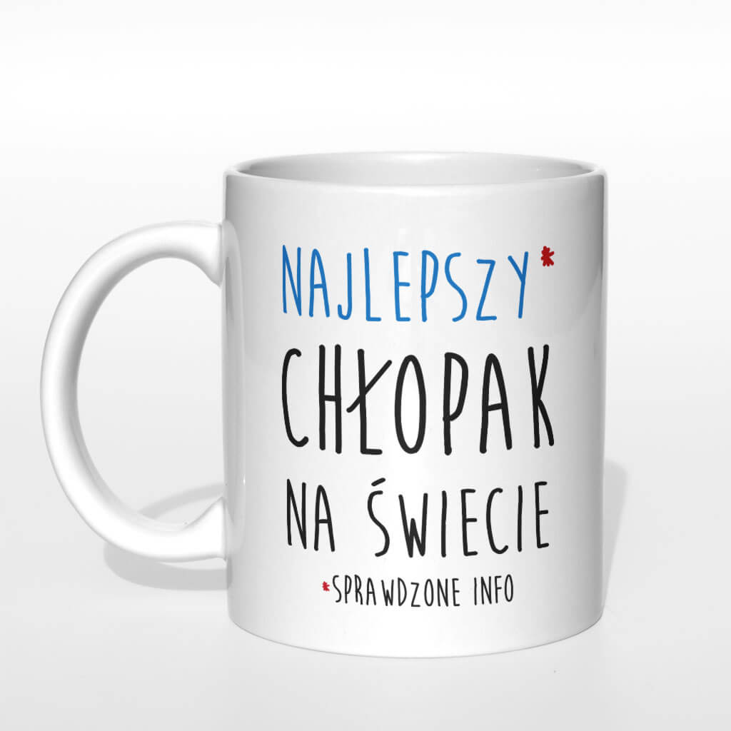 Najlepszy chłopak na świecie kubek - zdjęcie 3