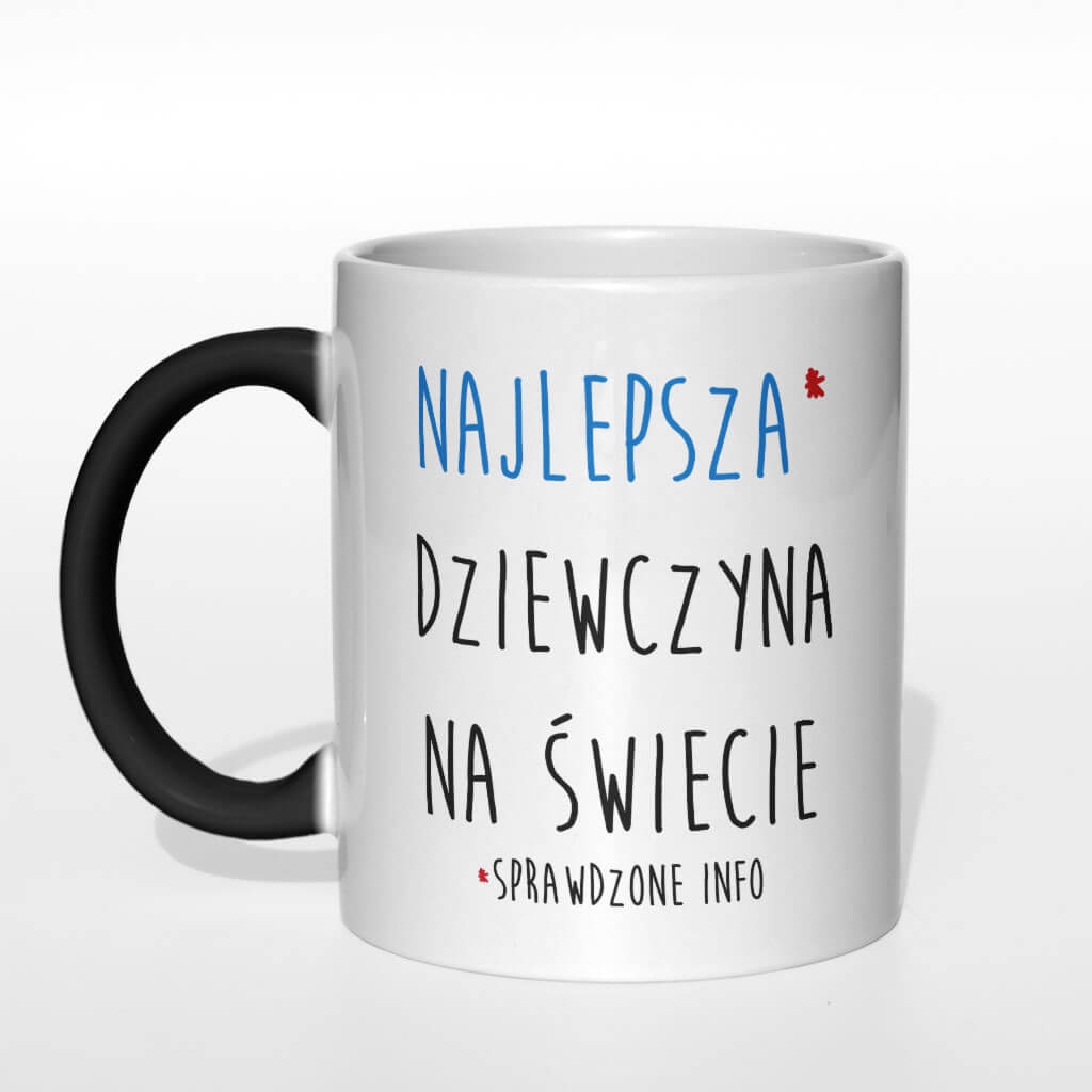 Najlepsza dziewczyna na świecie kubek - zdjęcie 1