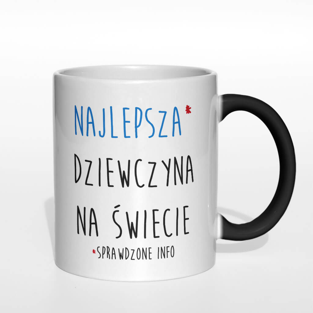 Najlepsza dziewczyna na świecie kubek - zdjęcie 2