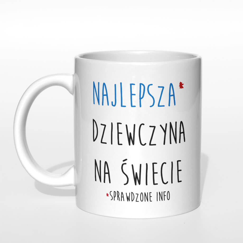 Najlepsza dziewczyna na świecie kubek - zdjęcie 3