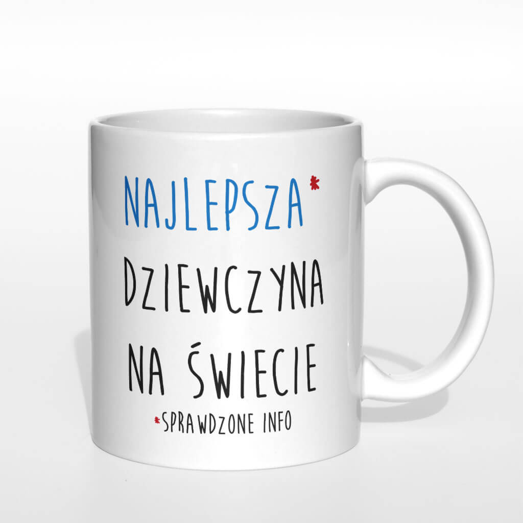 Najlepsza dziewczyna na świecie kubek - zdjęcie 4