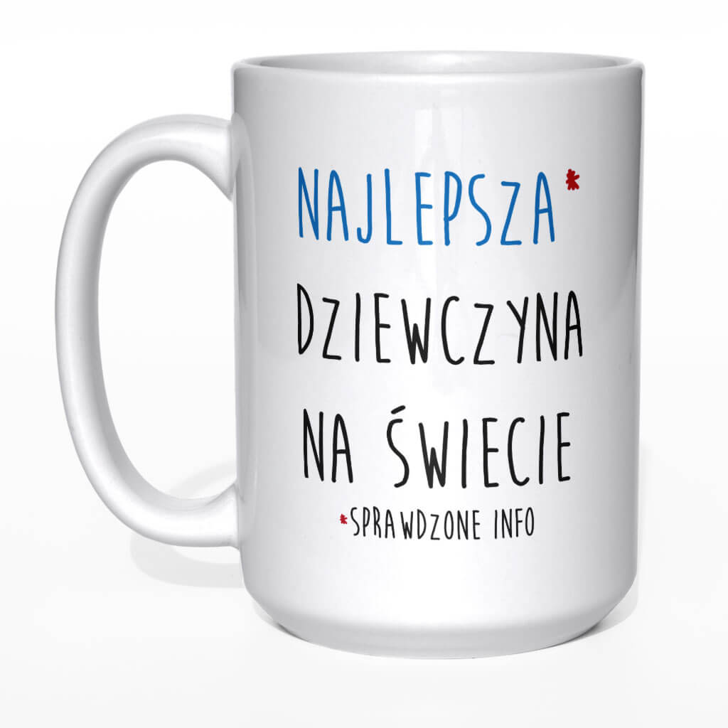 Najlepsza dziewczyna na świecie kubek - zdjęcie 5