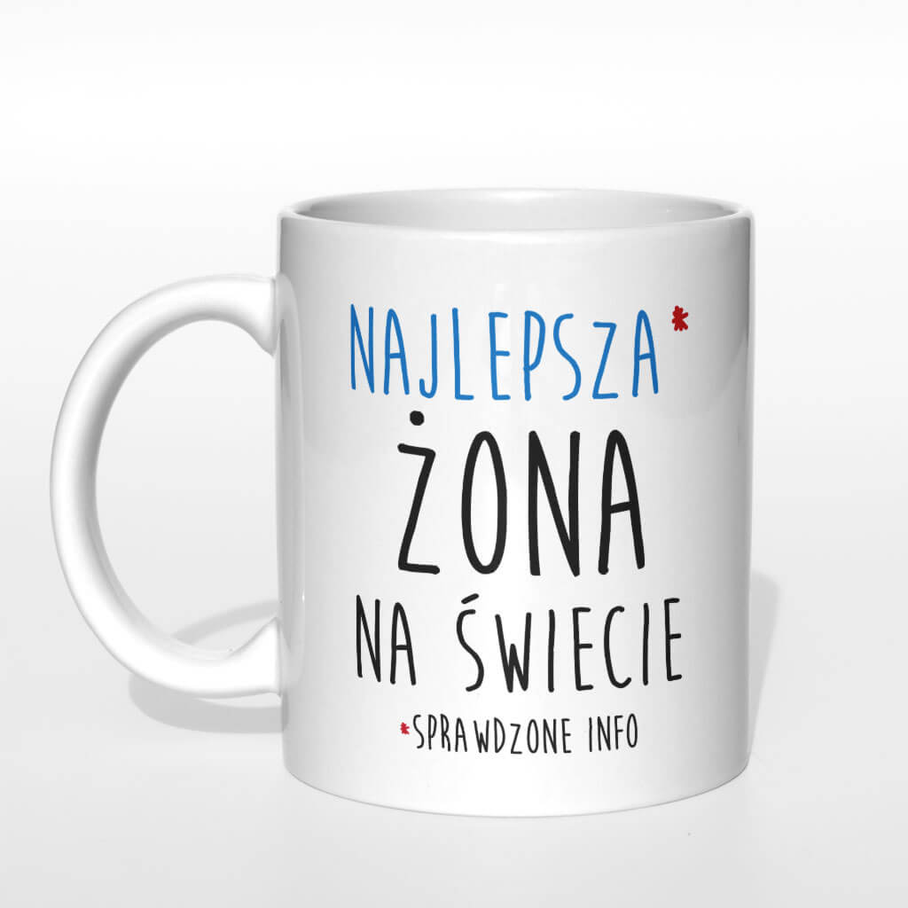 Najlepsza żona na świecie kubek - zdjęcie 1