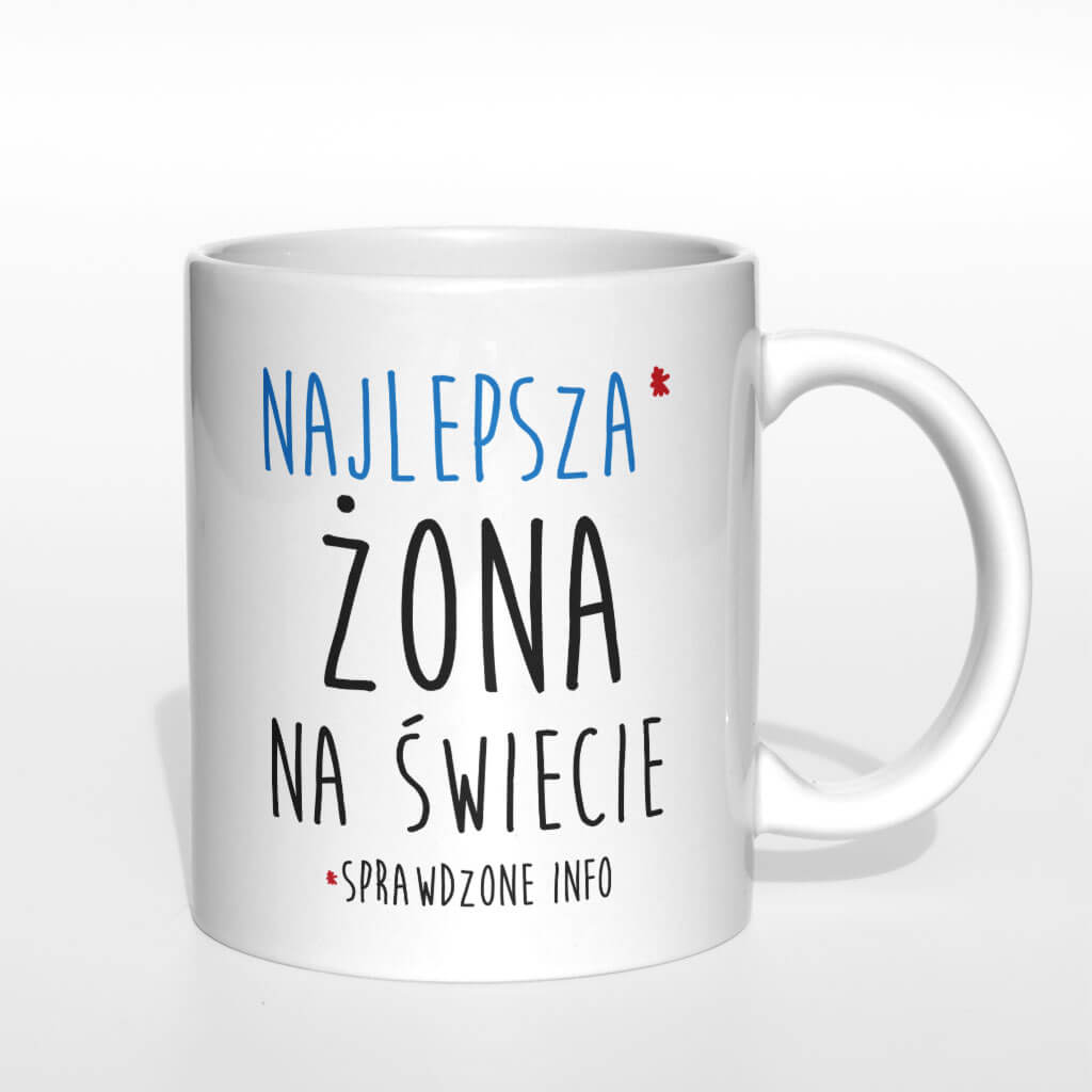 Najlepsza żona na świecie kubek - zdjęcie 2