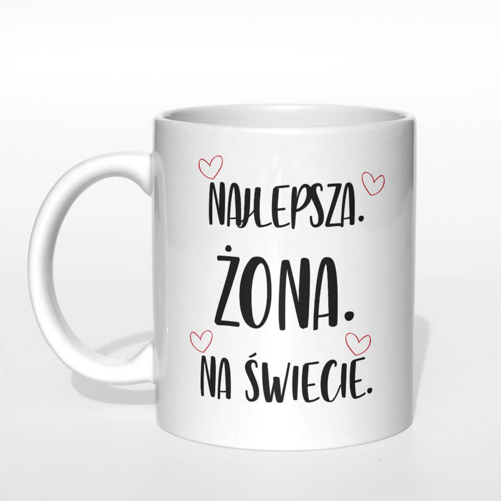 Najlepsza żona na świecie kubek - zdjęcie 1