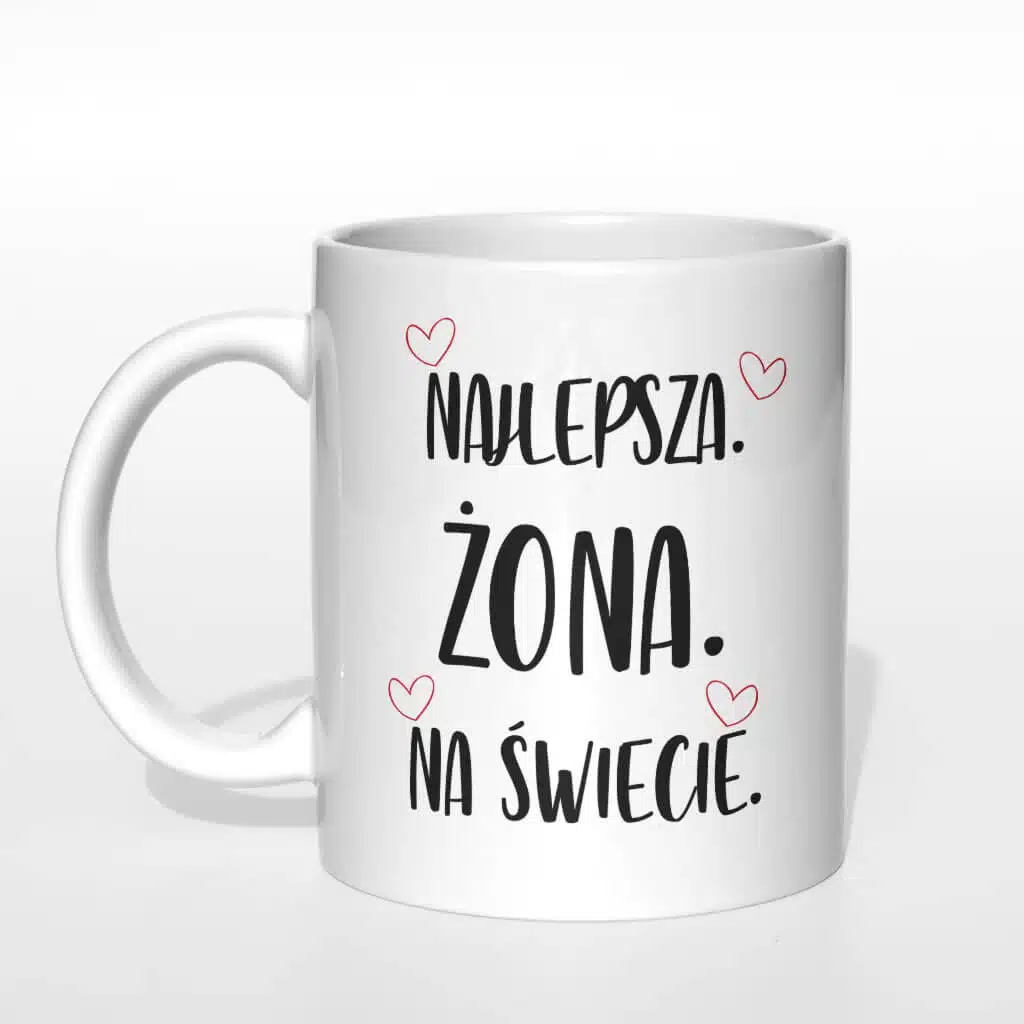 Najlepsza żona na świecie kubek - zdjęcie 1