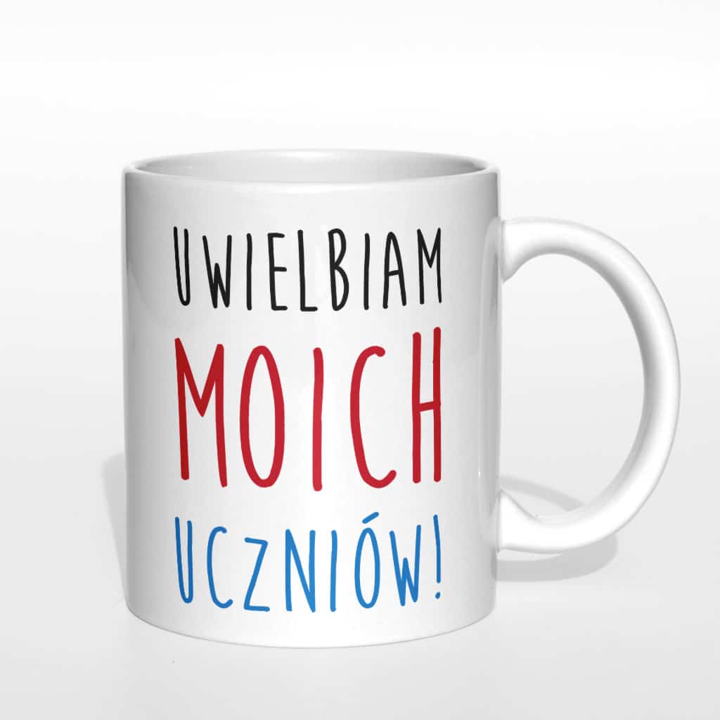 Uwielbiam moich uczniów kubek nauczyciela - zdjęcie 4