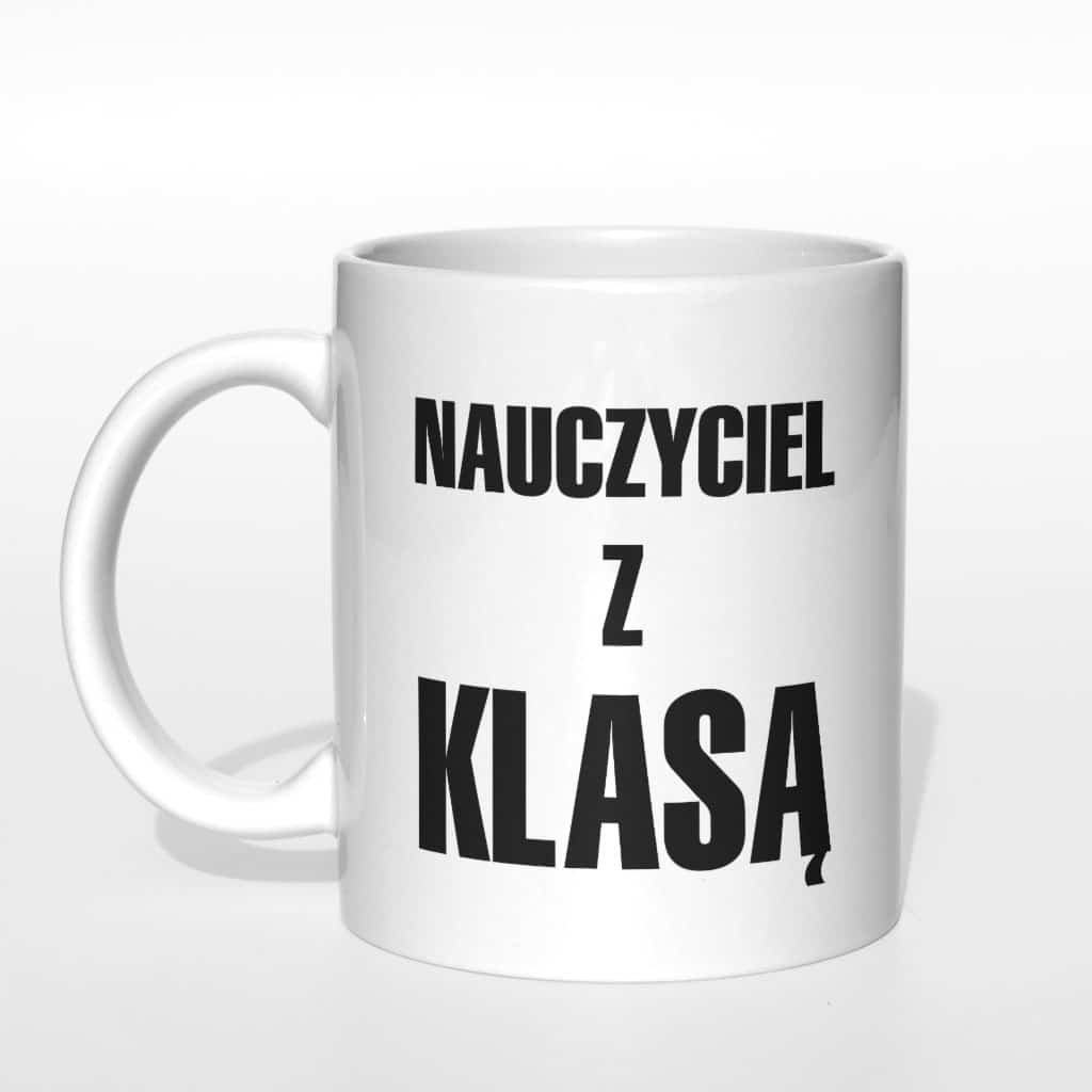 Nauczyciel z klasą kubek - zdjęcie 1