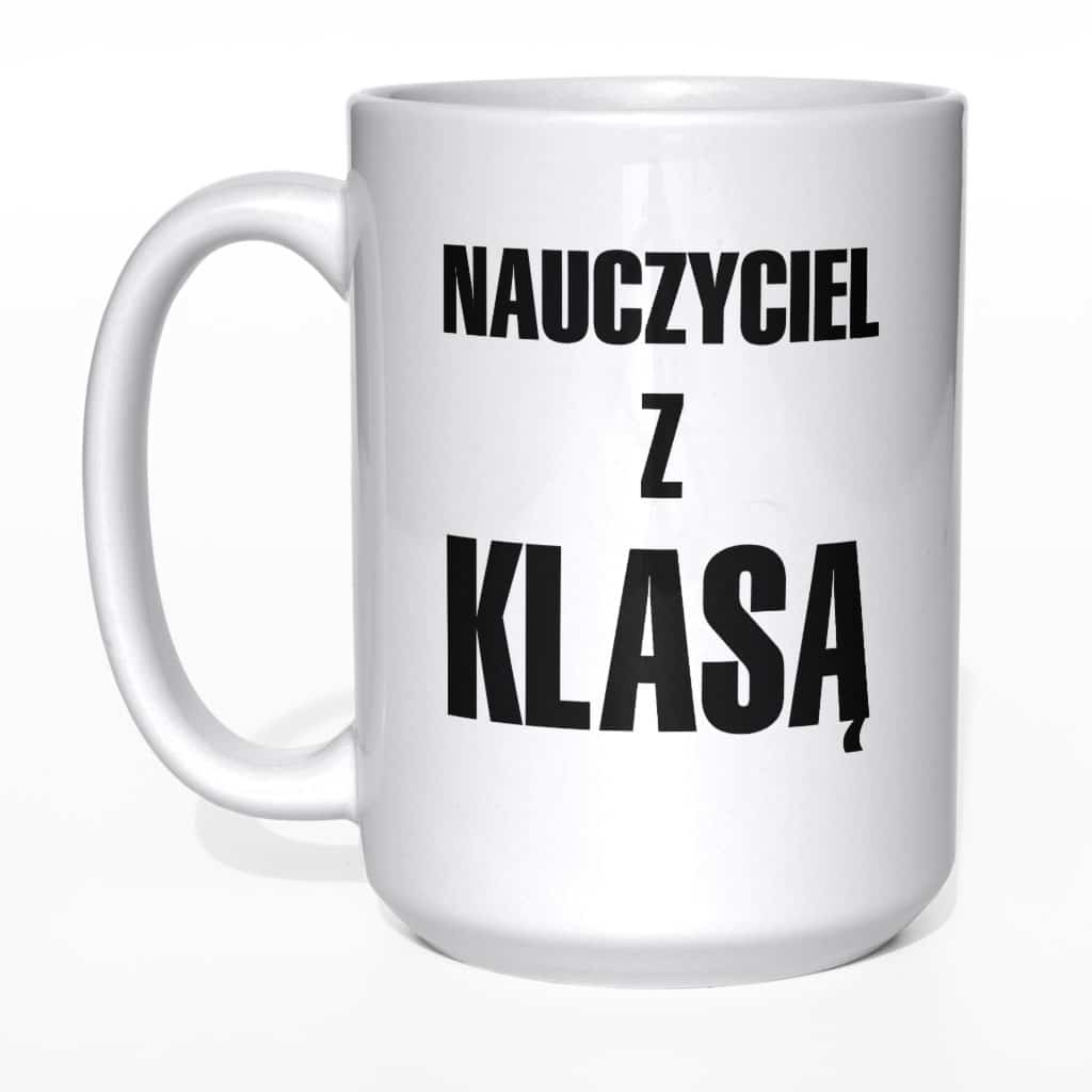 Nauczyciel z klasą kubek - zdjęcie 3