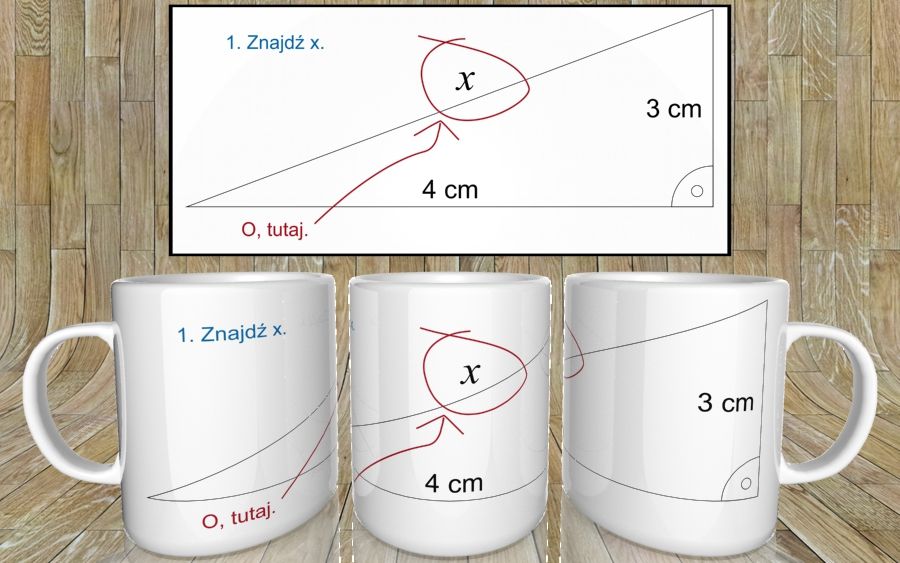 Znajdź X twierdzenie pitagorasa kubek - zdjęcie 7