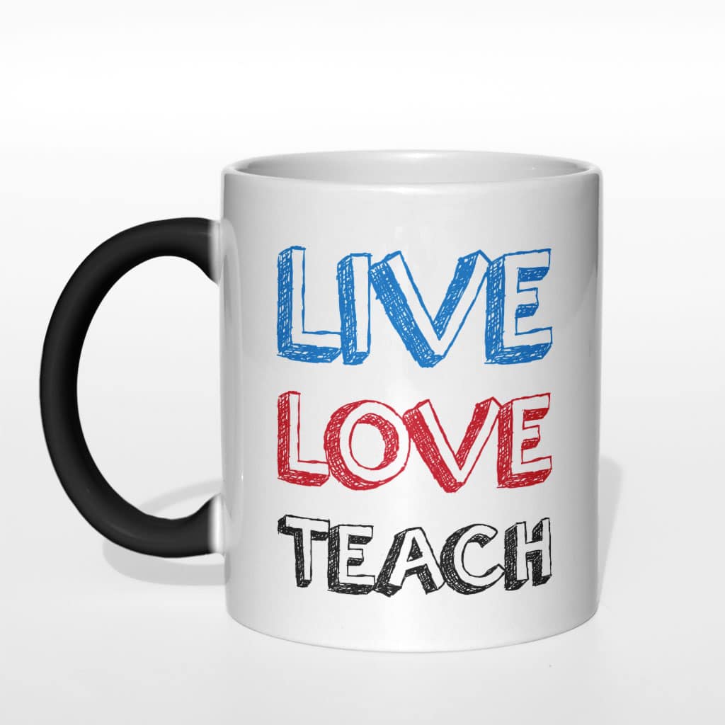 Live love teach kubek - zdjęcie 5